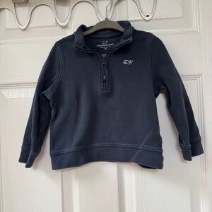 🌊 Vineyard Vines Navy Quarter-zip - Size 2T